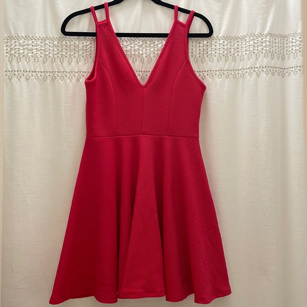 ANGL hot pink dress